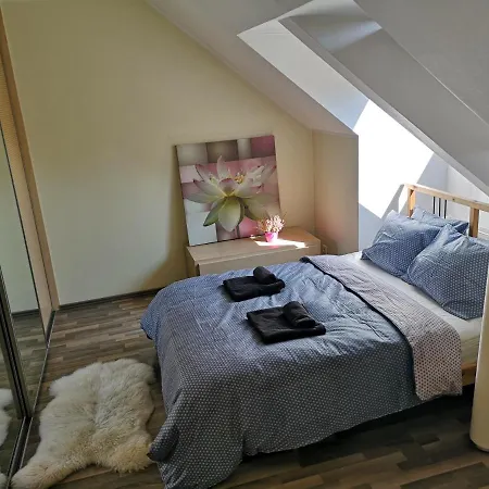 Cozy Little City Penthouse With Terrace And Free Parking Lejlighed *